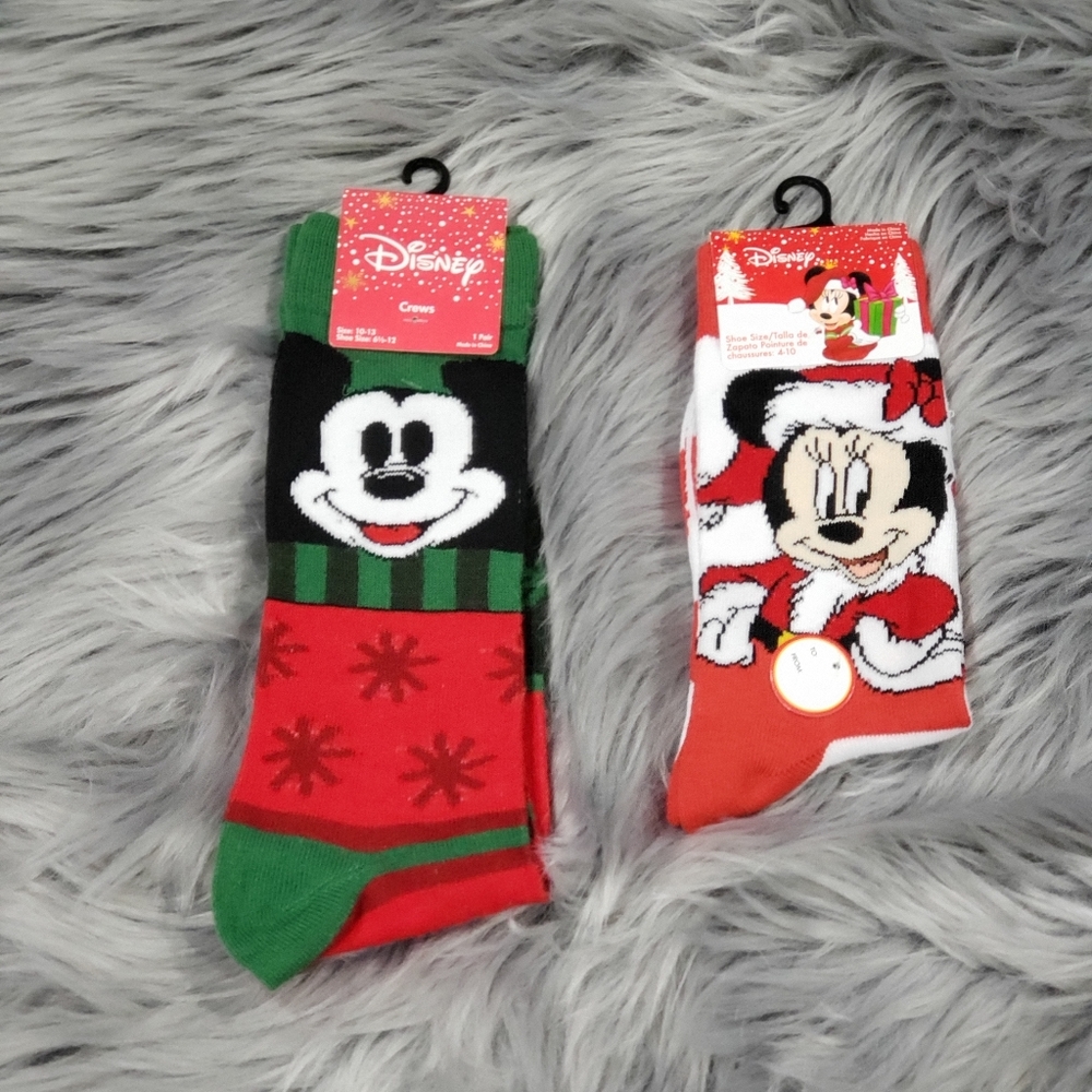 Disney his and hers Christmas socks